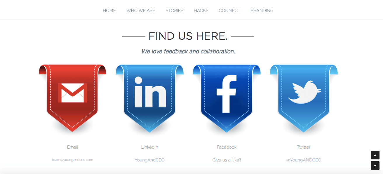 Social media icons Social media icons